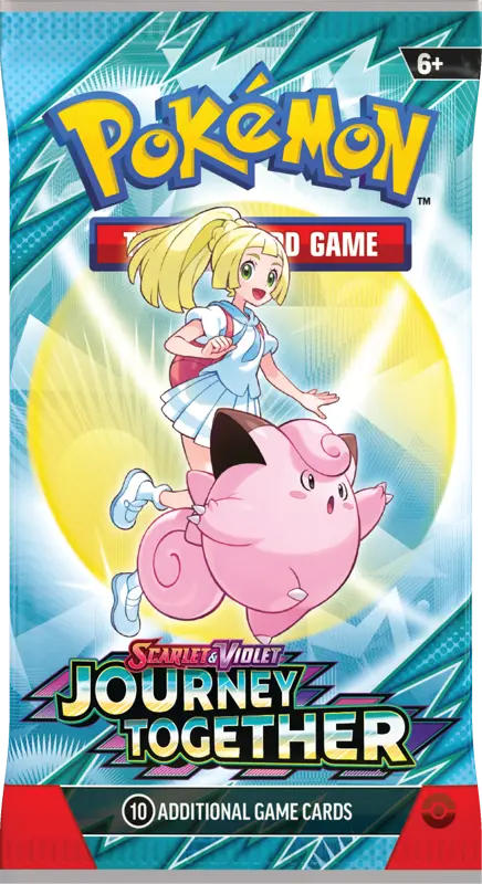 Pokemon Scarlet & Violet Journey Together: Booster Pack (10 Cards) WHOTTON TRADING
