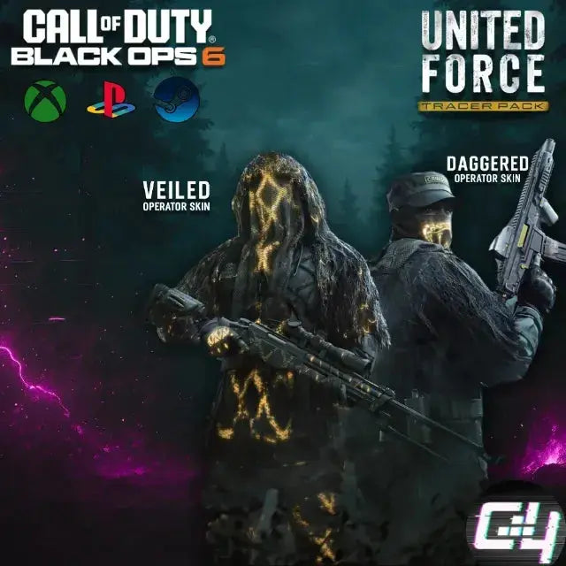 Call of duty Black Ops 6 - United Force Tracer Pack (USA PLAYSTATION ONLY) COD SKINS