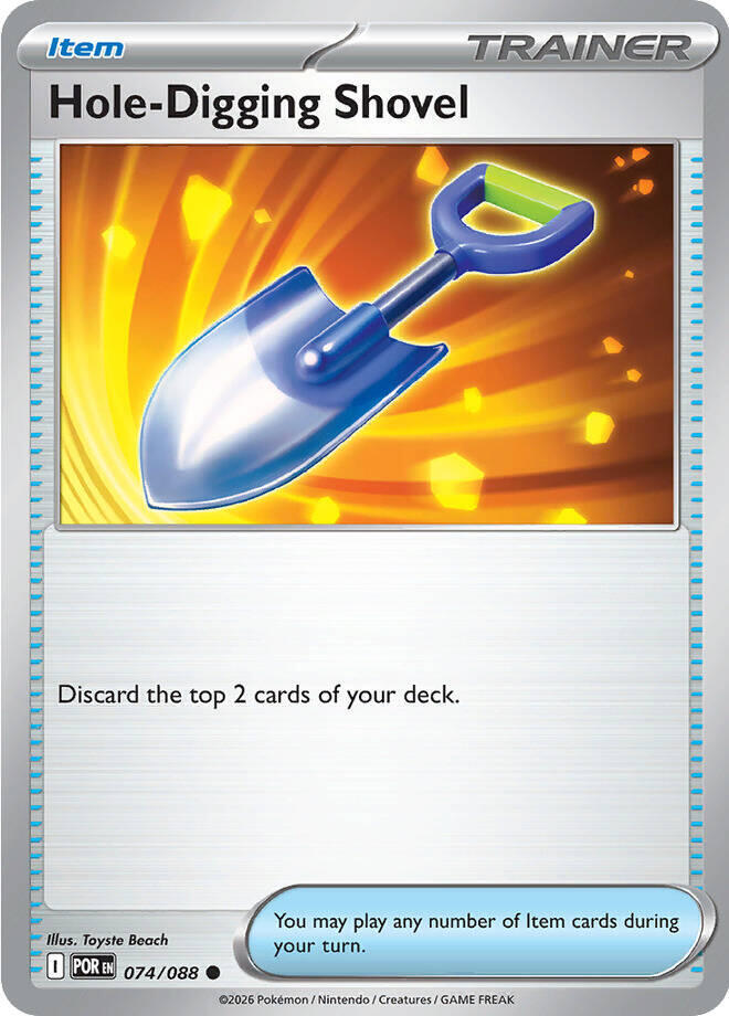 Hole-Digging Shovel 074/088 Common ME03: Perfect Order NM