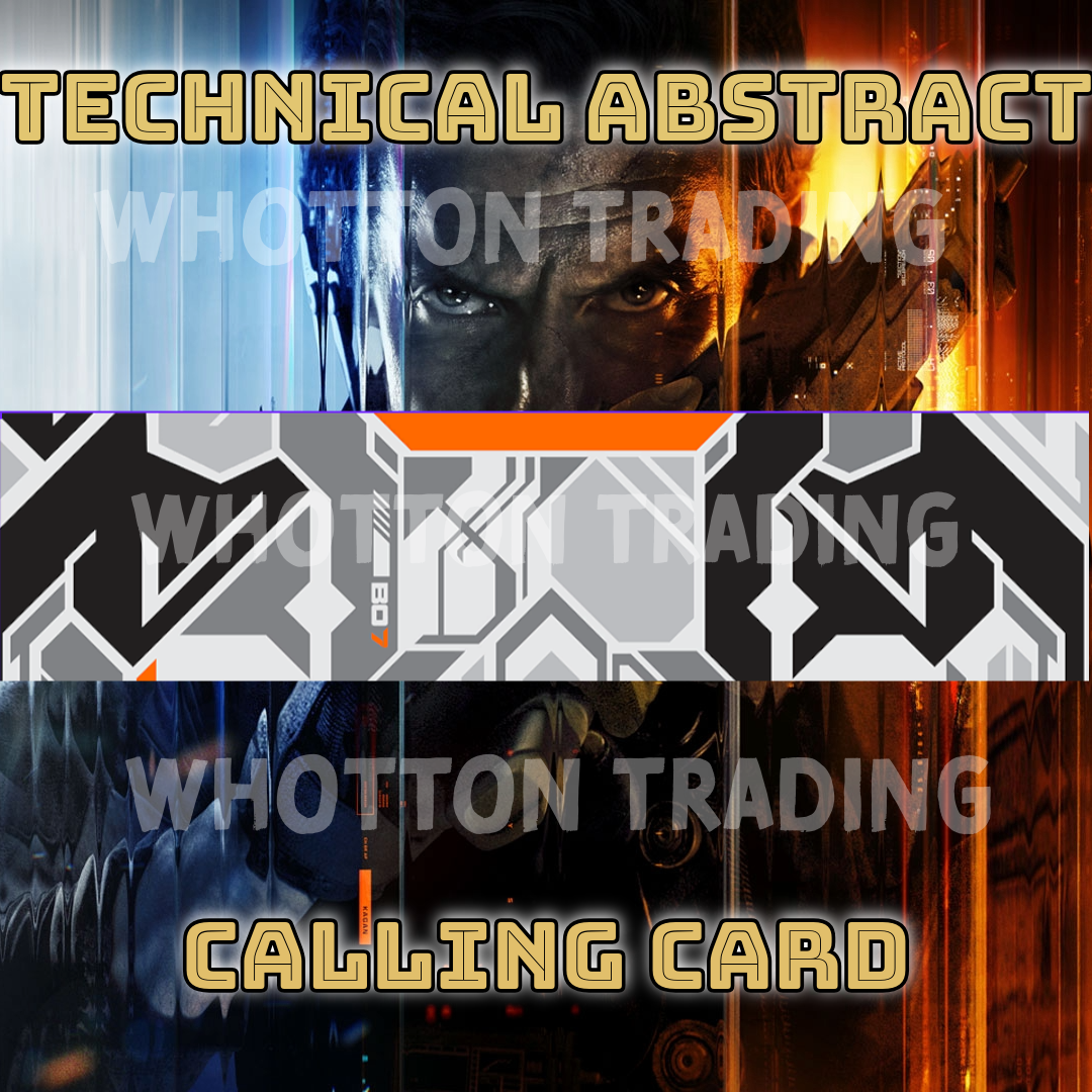 Call of Duty Black Ops 7 | “Technical Abstract” Calling Card | Rare BO7  Cosmetic