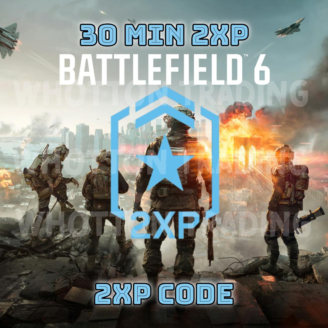 Battlefield 6 Double XP (2XP) 30-Min In-Game Code | All Platforms