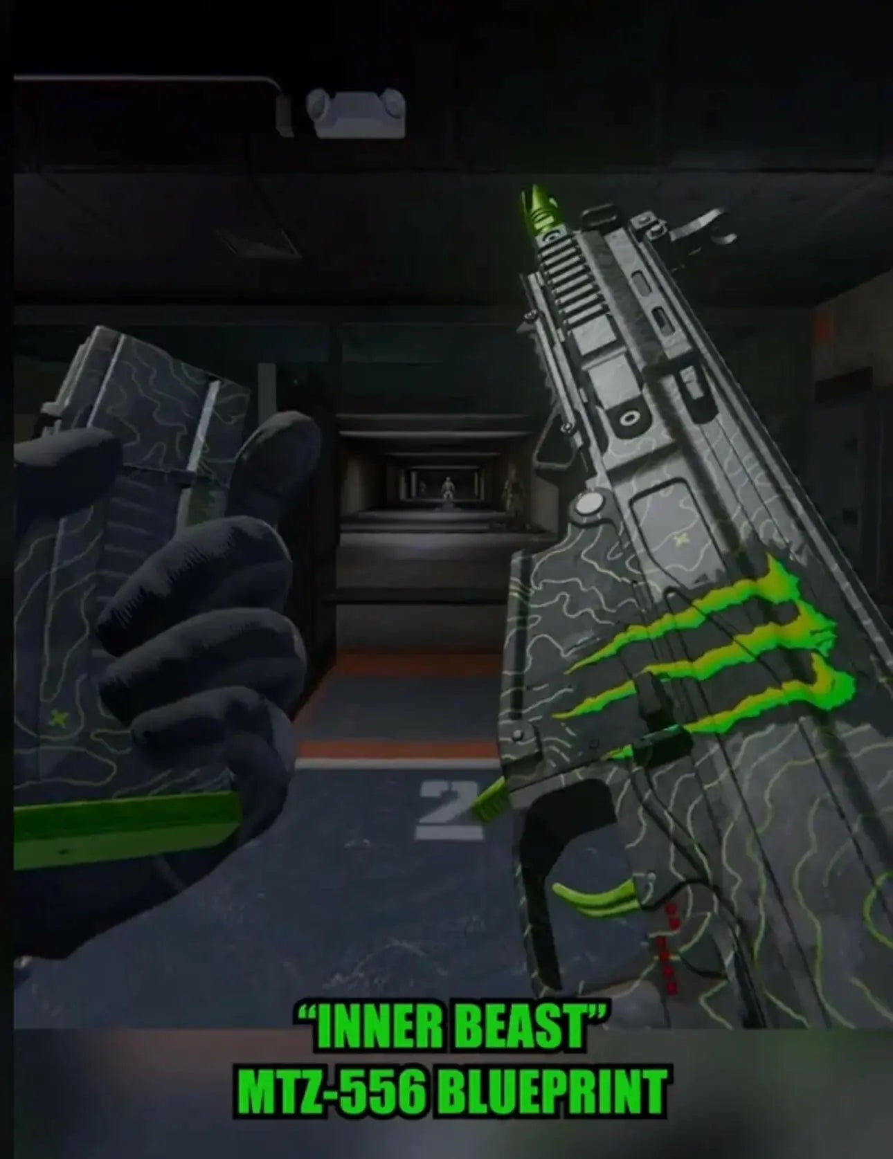 CALL OF DUTY MODERN WARFARE 3 MONSTER ENERGY - INNER BEAST BLUEPRINT COD MW3.