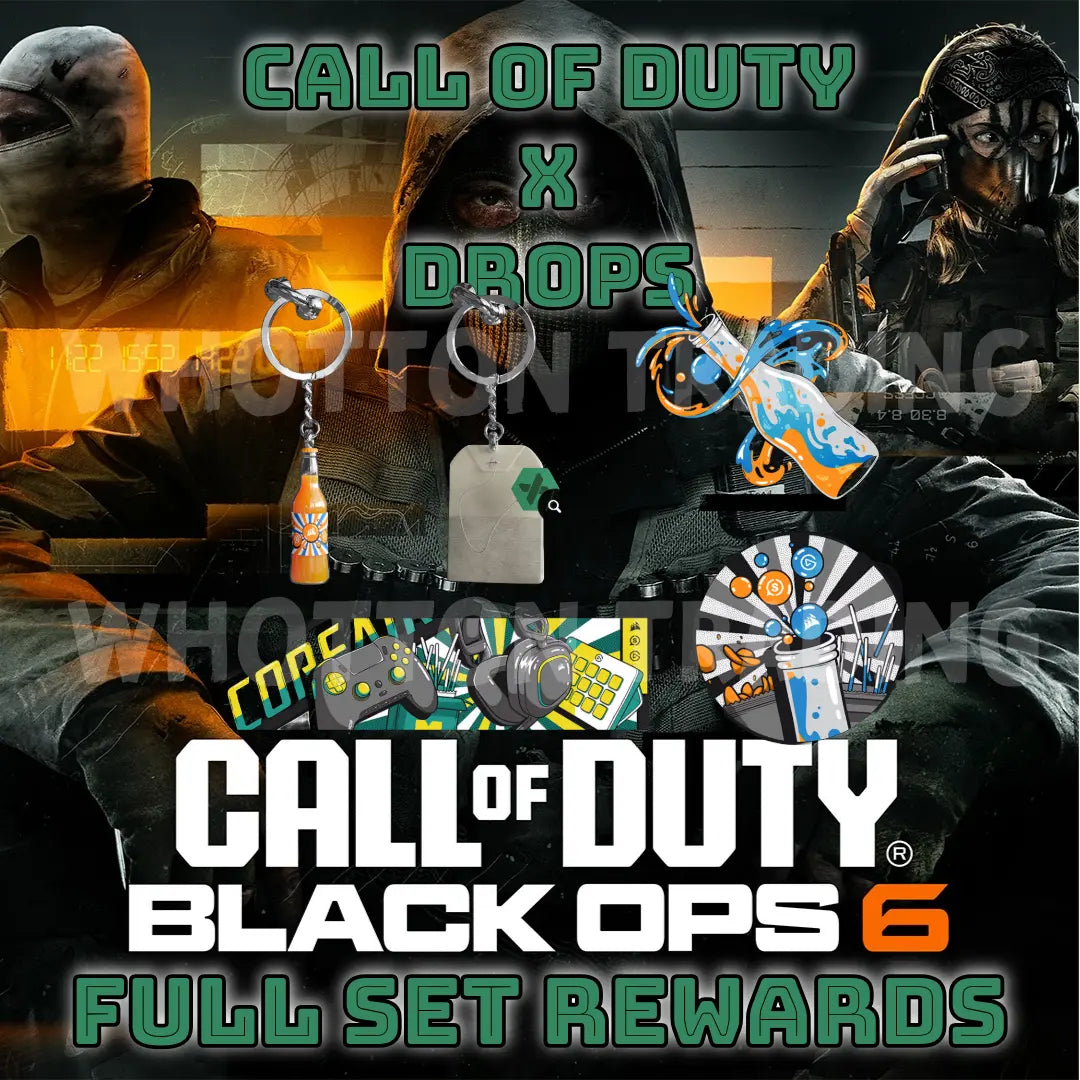 Call of Duty Black Ops 6 x DROPS | Full Set Of Rewards WHOTTON TRADING