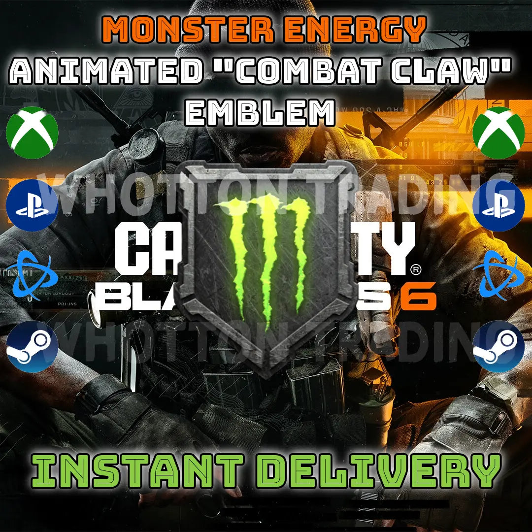 Call Of Duty Black Ops 6 | Animated "Combat Claw" Emblem Murphy QuikTrip COD SKINS