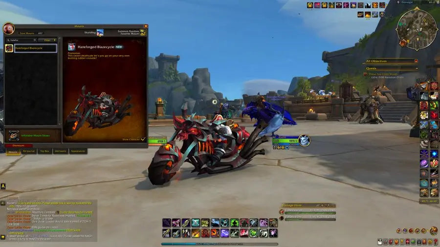 WoW | Hateforged Blazecycle Mount | Mountain Dew WHOTTON TRADING
