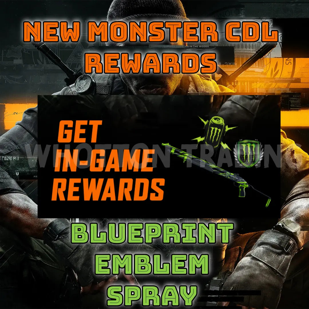 Call of Duty Black ops 6 x New Monster CDL Rewards COD SKINS