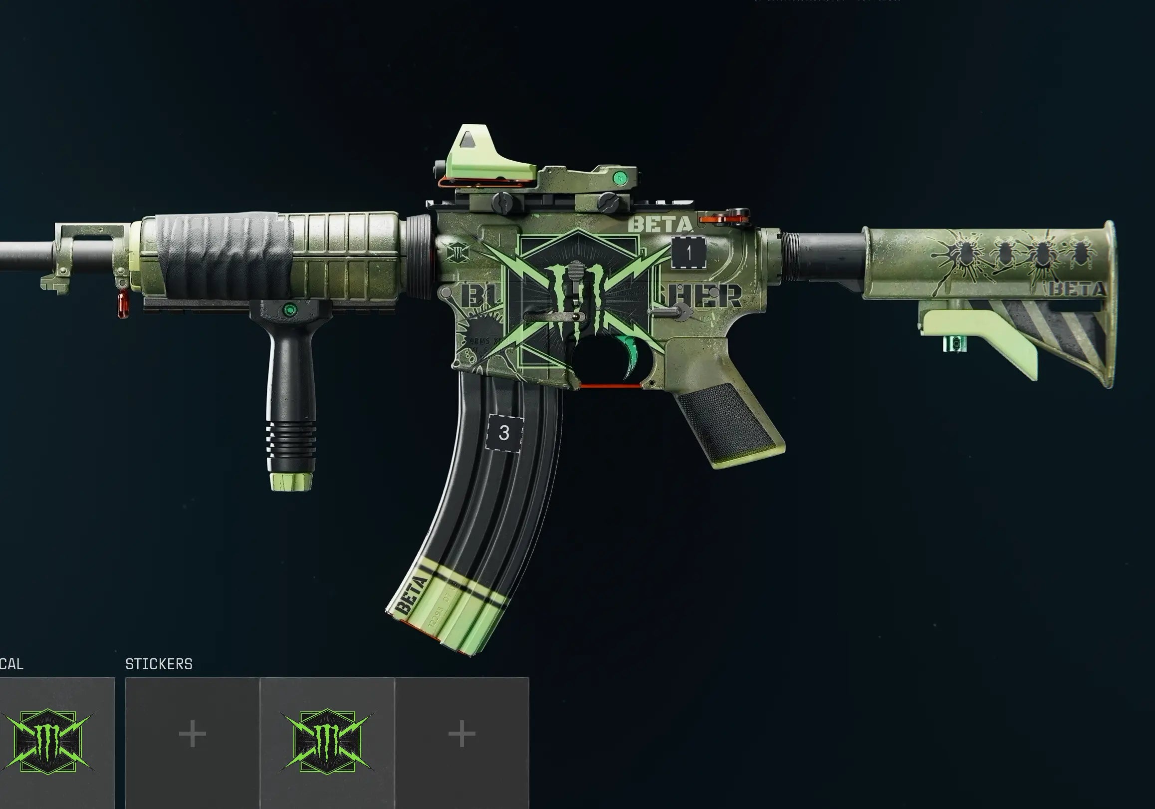 Call Of Duty Black Ops 6 | "Shock and Claw" Sticker COD SKINS