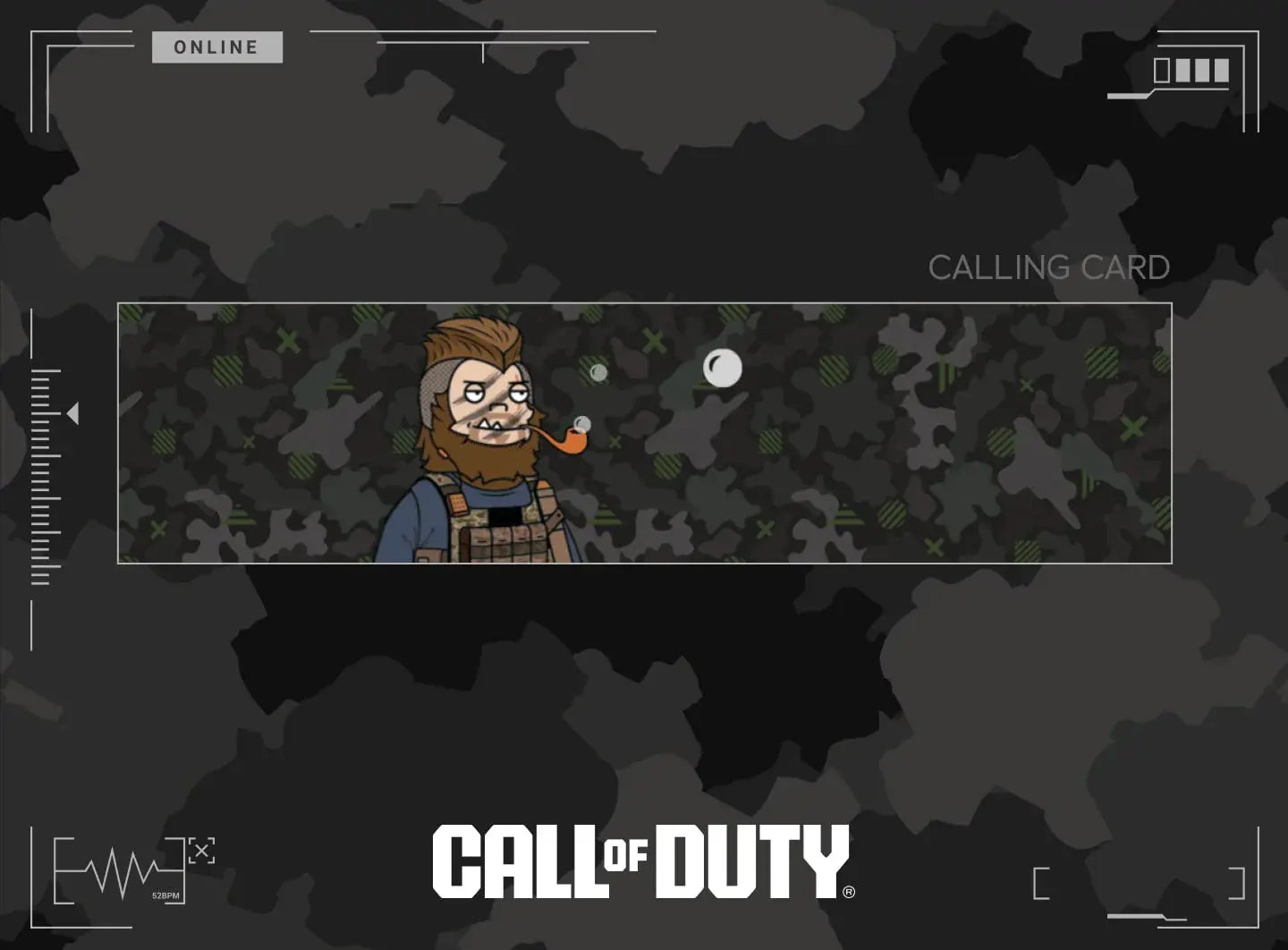 Call of duty Black Ops 6 x Dr Squatch "Squeaky Clean" Calling Card Exclusive COD SKINS