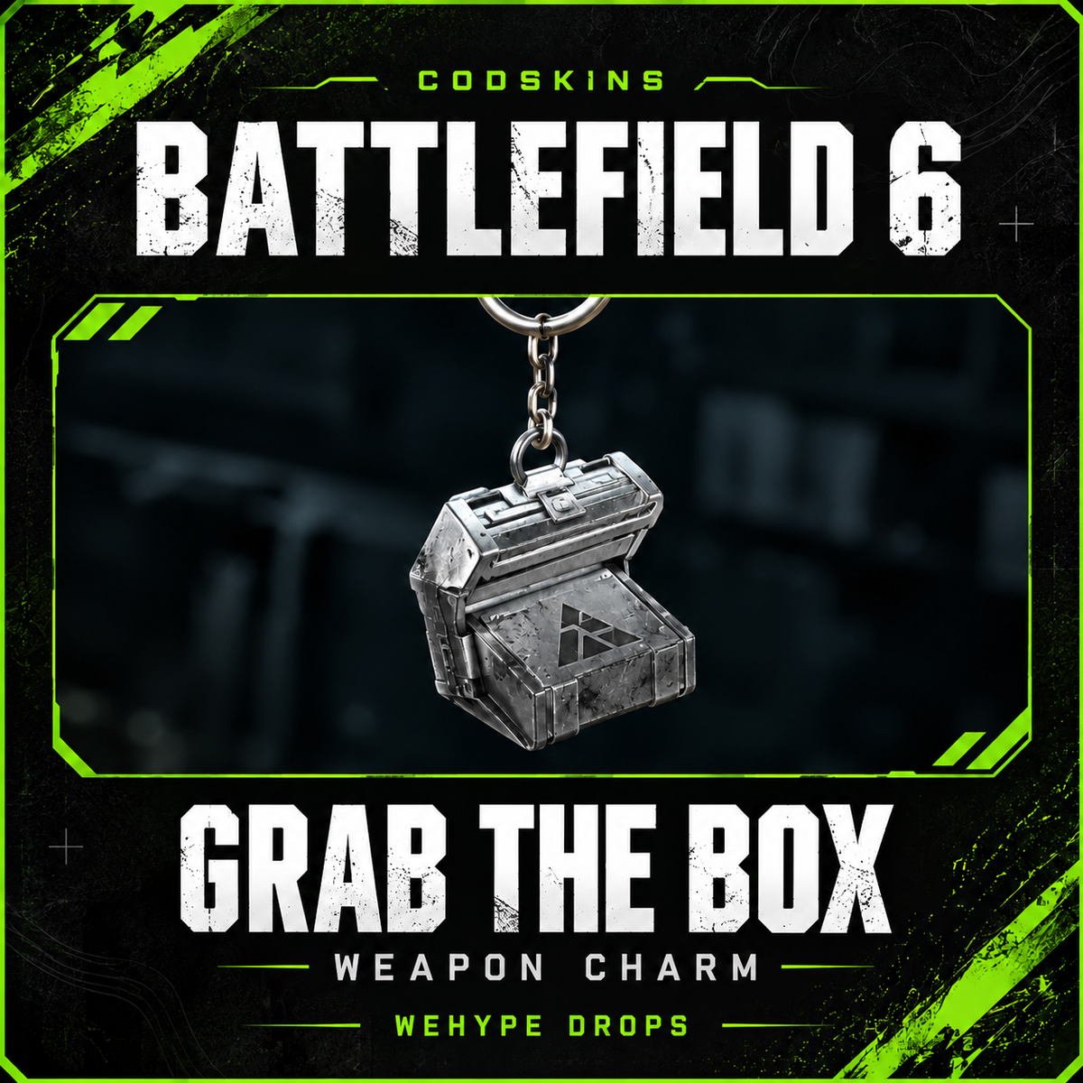Battlefield 6 Grab the Box Weapon Charm – WeHype Drops artwork by CODSKINS