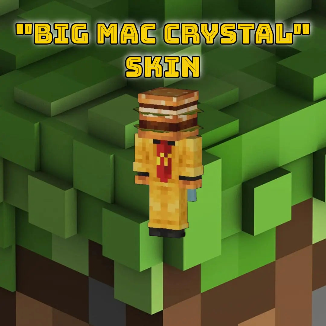 Minecraft x McDonalds - "Big Mac Crystal" Digital Code WHOTTON TRADING