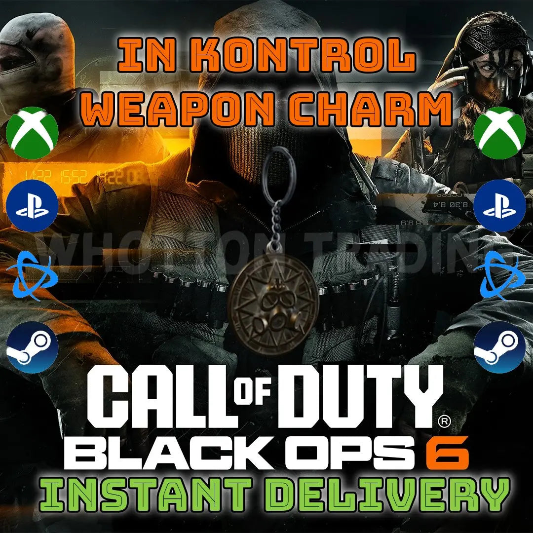 Call Of Duty Black Ops 6 "In Kontrol" Weapon Charm - WHOTTON TRADING