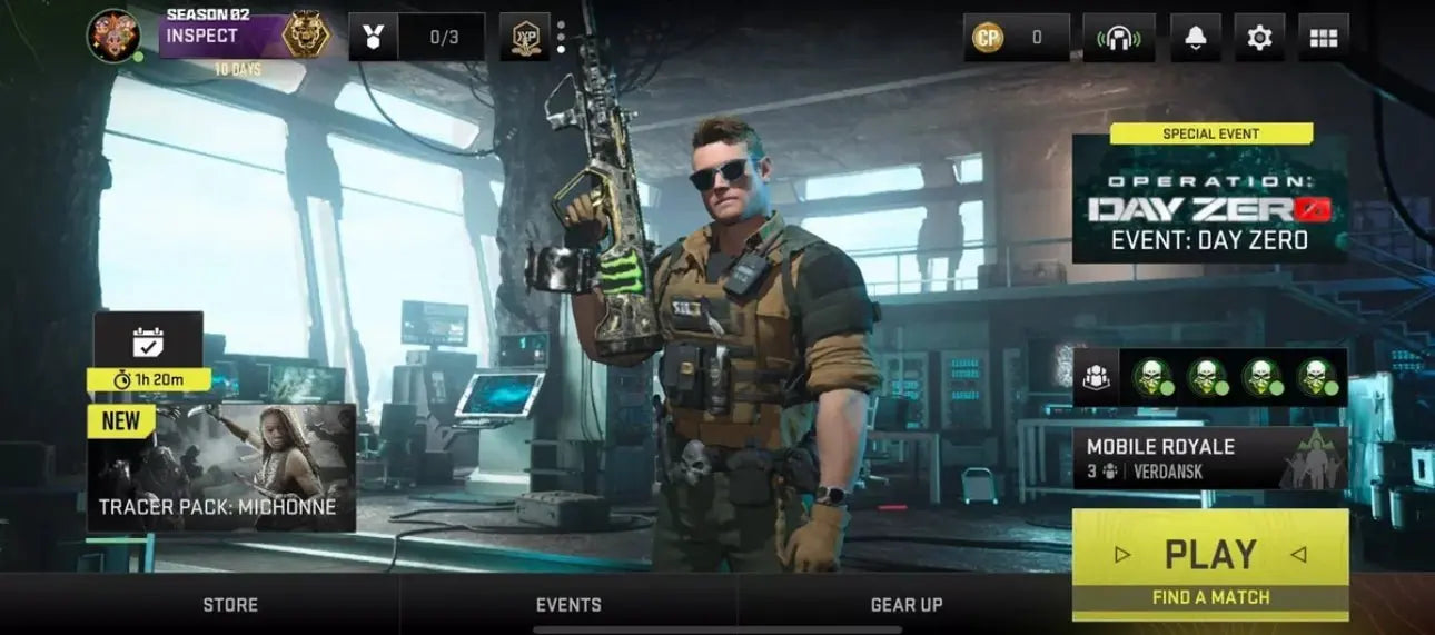 CALL OF DUTY WARZONE MOBILE OPERATOR SKIN "STRYKER".