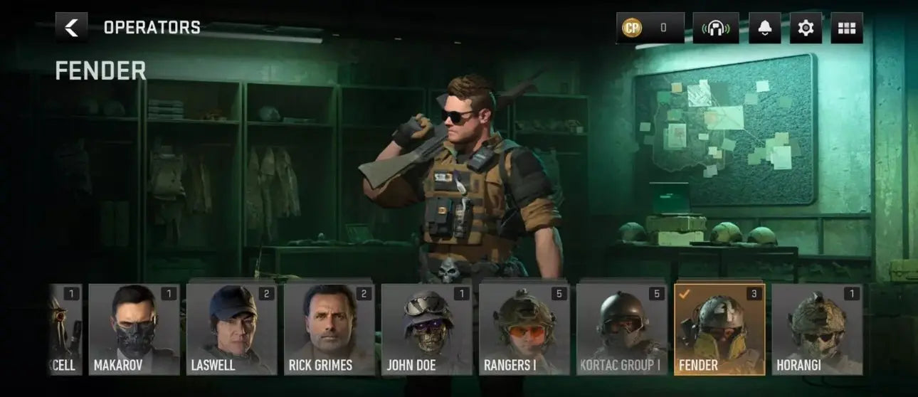 CALL OF DUTY WARZONE MOBILE OPERATOR SKIN "STRYKER".