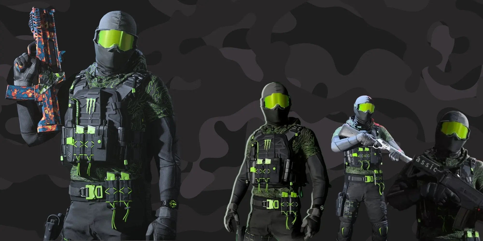 CALL OF DUTY x MONSTER ENERGY “THE BEAST” OPERATOR SKIN.