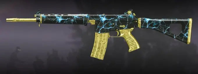 Exclusive Call of Duty Gold Lightning Weapon Camo – Black Ops 6.