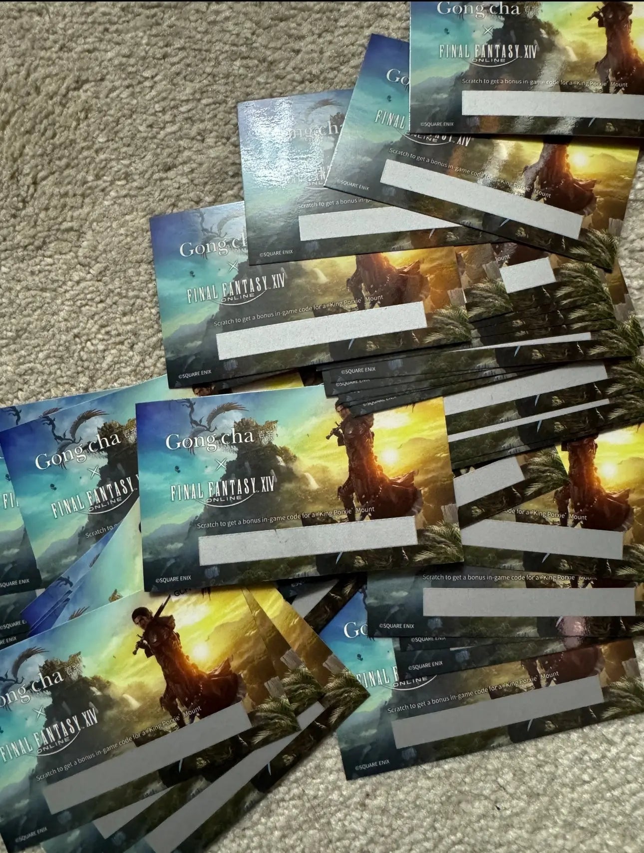 Final Fantasy XIV FFXIV Dawn Trail | Gong Cha | Porxie King | Mount.