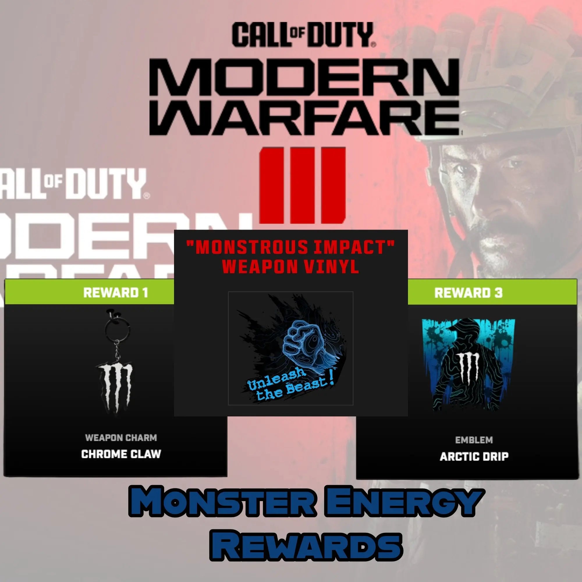 Monster Energy | Call of Duty Modern Warfare 3 | New Rewards Bundle.