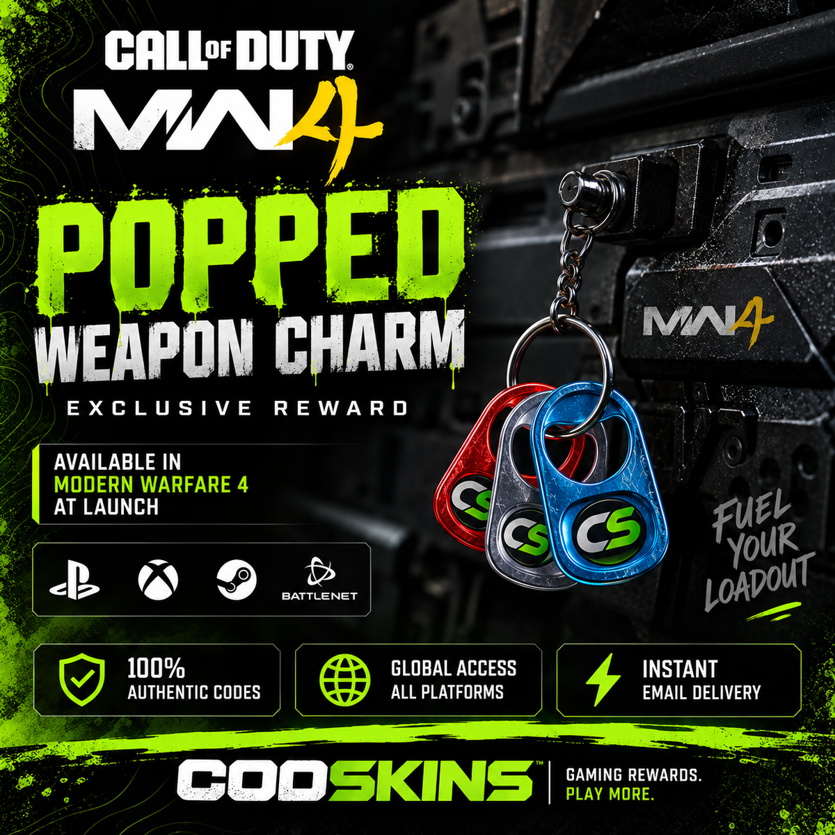 Call of Duty MW4 Popped Weapon Charm digital promotional reward – CODSKINS