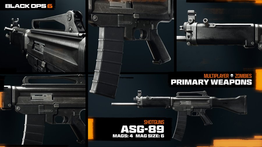 Call of Duty Black Ops 6: ASG-89 Shotgun