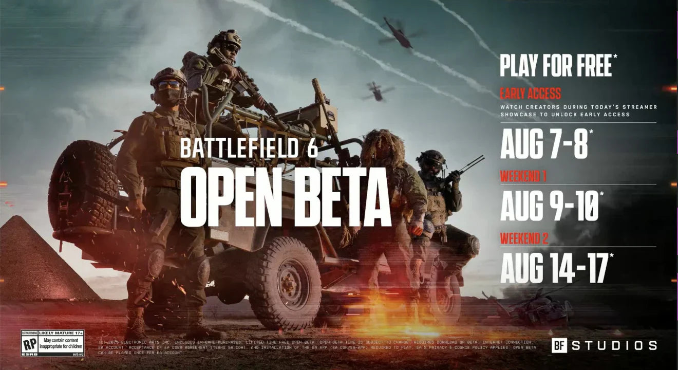 #Battlefield6 Open Beta Twitch Drops