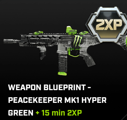 Call of Duty Black Ops 7 x Monster Energy Rewards ARE BACK!!! Weapon Blueprint - "Peacekeeper MK1 Hyper Green"