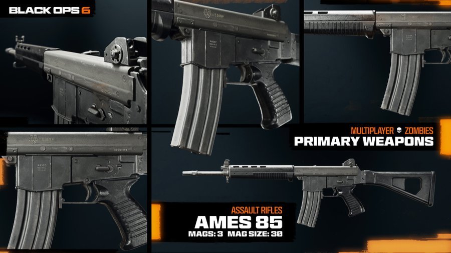 Call of Duty Black Ops 6: AMES 85 Assault Rifle - WHOTTON TRADING