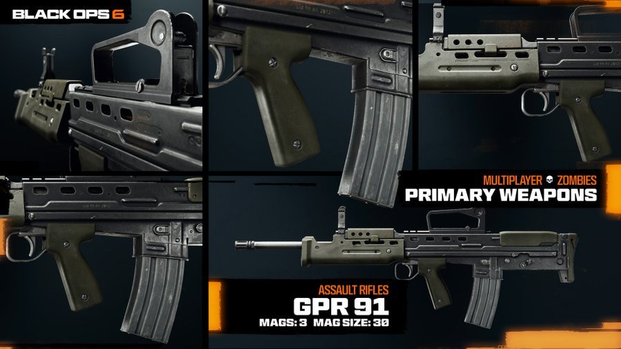 Call of Duty Black Ops 6: GPR 91 Assault Rifle - WHOTTON TRADING