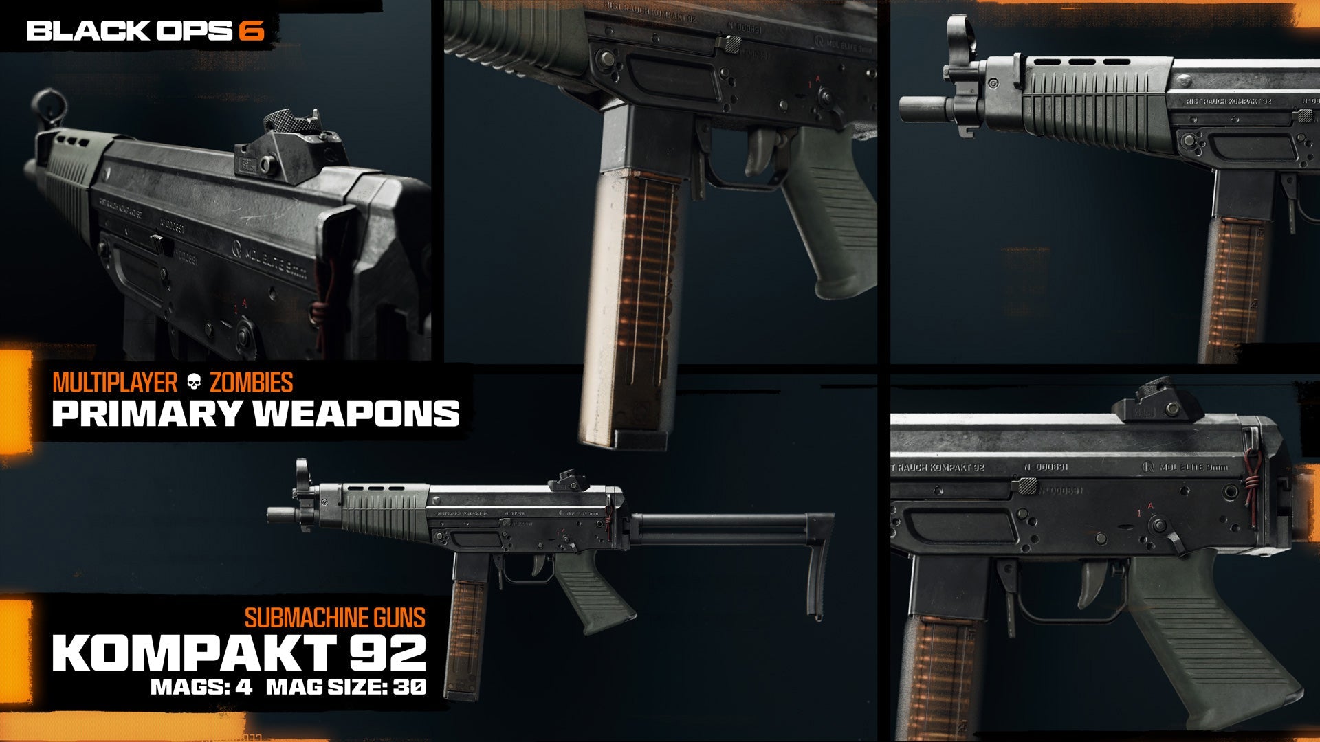 Call of Duty Black Ops 6: KOMPAKT 92 SMG - WHOTTON TRADING