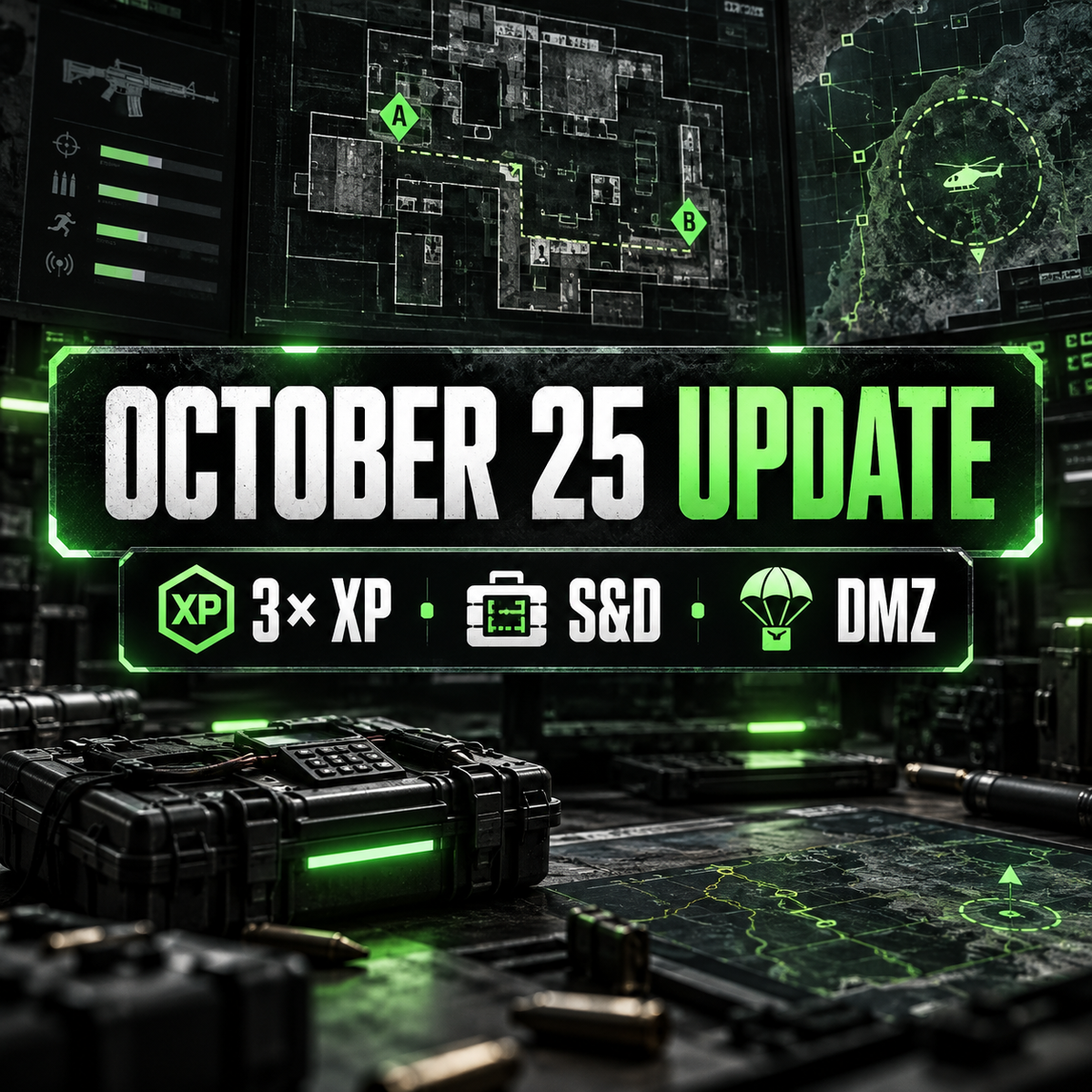 Modern Warfare 4 October 25 update with triple XP, Search and Destroy, and DMZ changes