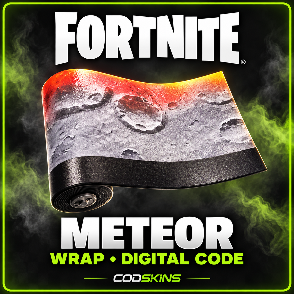 Fortnite Meteor Wrap digital code – CODSKINS product artwork