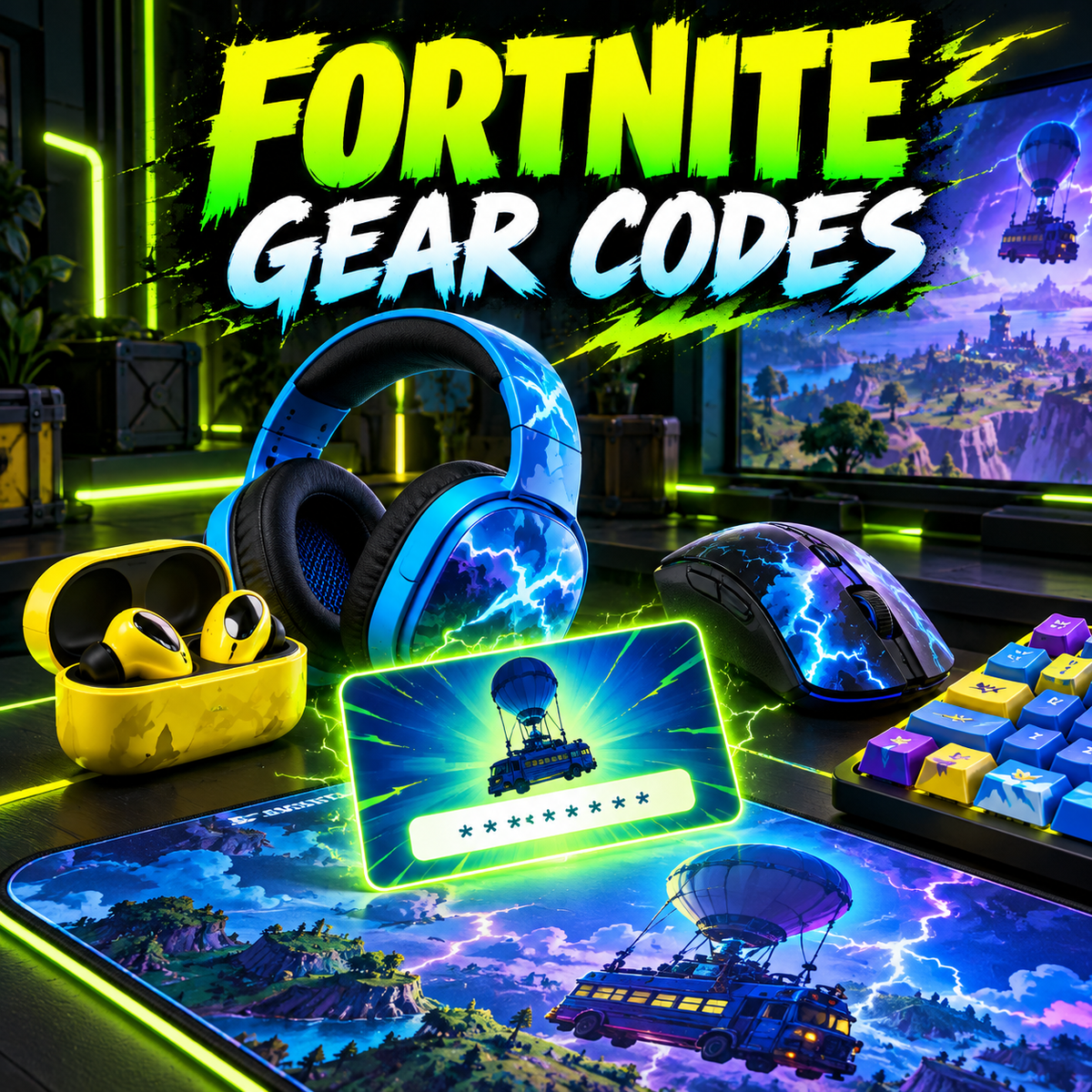 Fortnite SteelSeries and KontrolFreek gear codes and UK prices