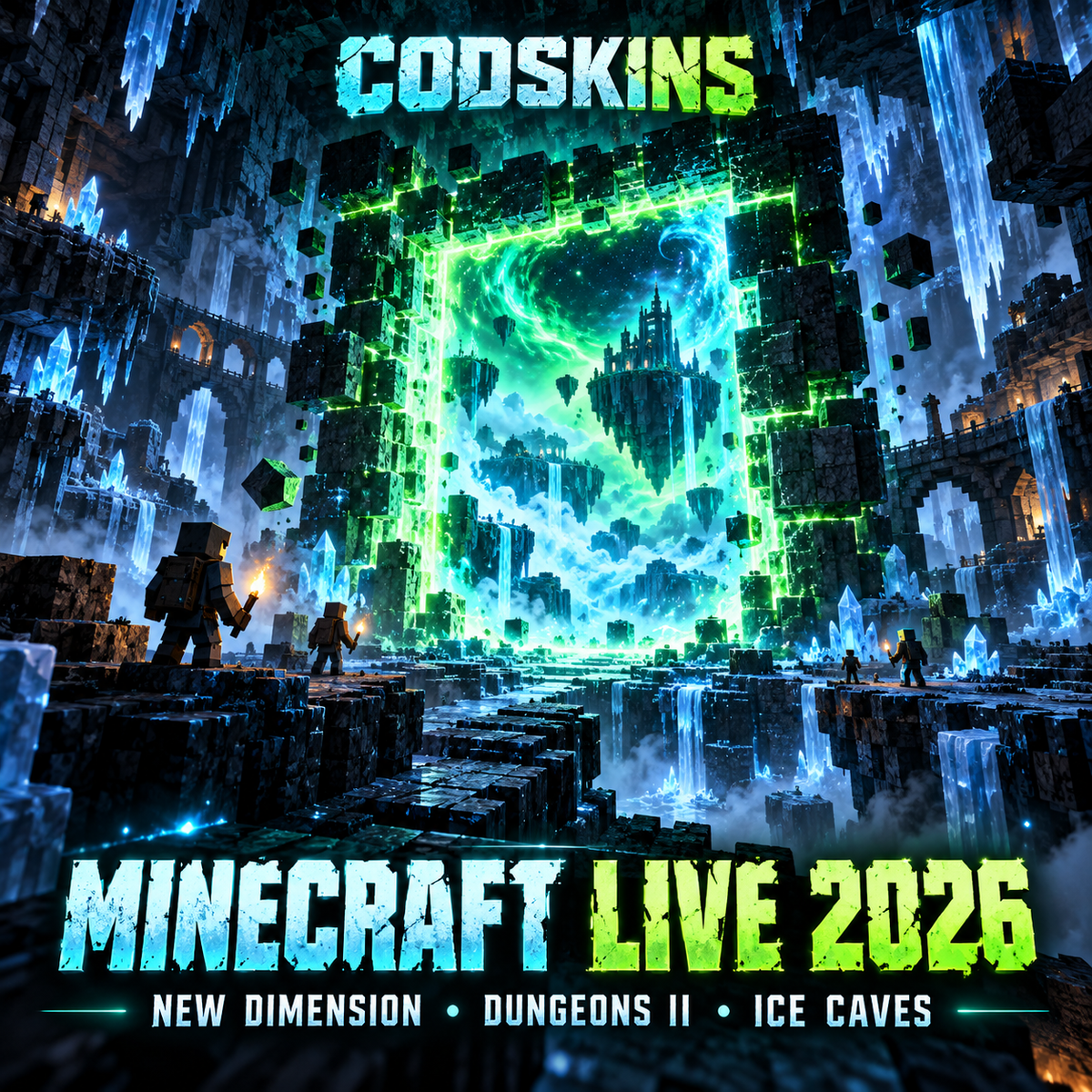 Minecraft Live 2026 new dimension, Dungeons II and ice caves news - CODSKINS