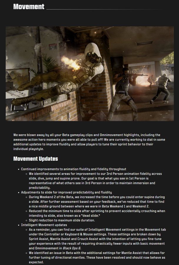 Movement Updates #BlackOps6 - WHOTTON TRADING