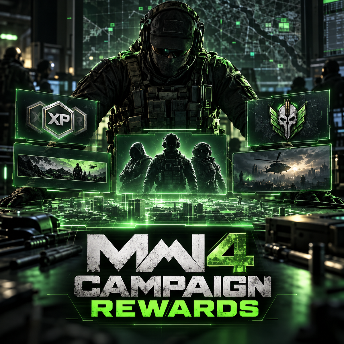 Modern Warfare 4 campaign rewards guide with operator, XP tokens and cosmetic unlocks