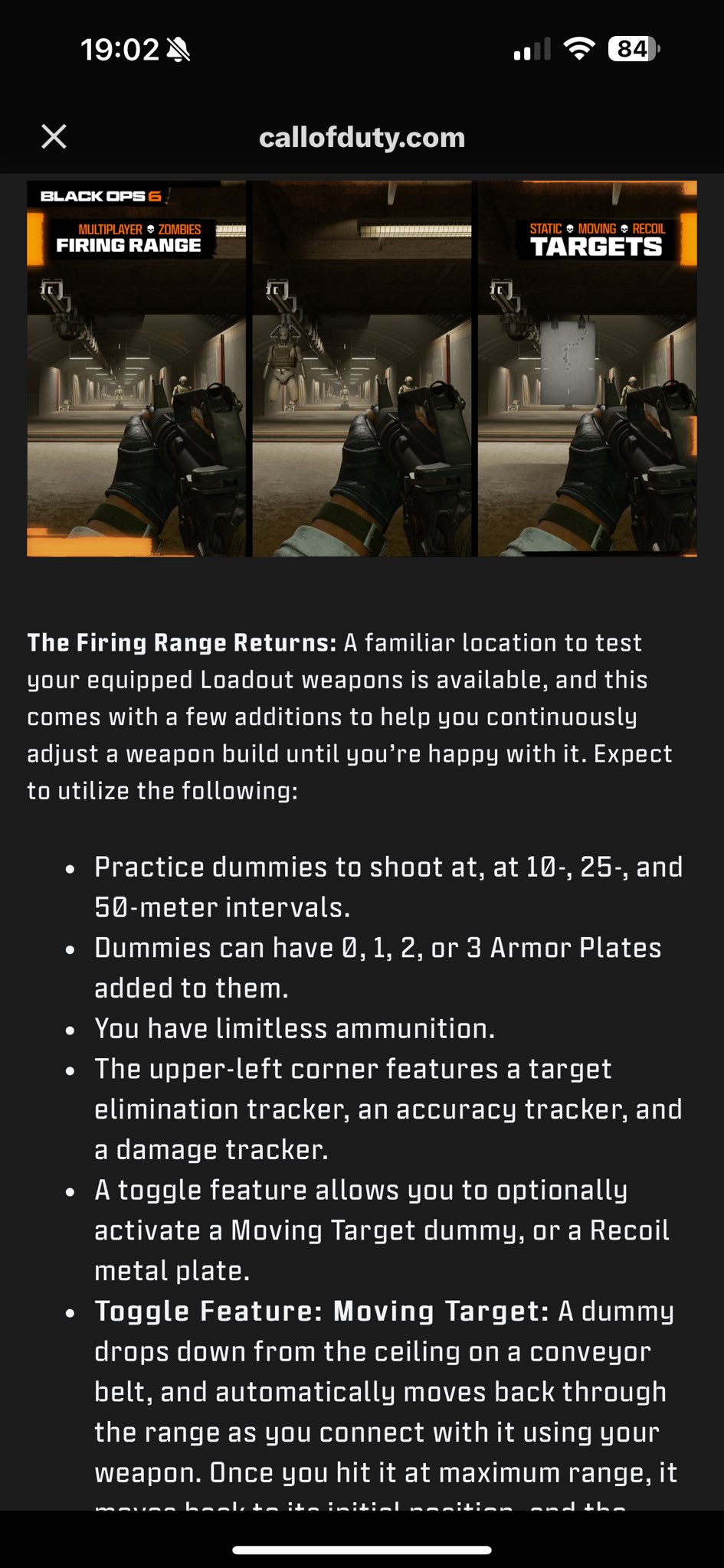 🚨 NEW FIRING RANGE!  Black Ops 6 - WHOTTON TRADING