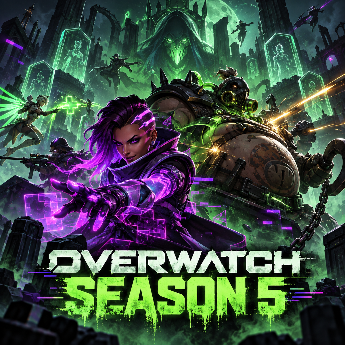 Overwatch Season 5 Graveyard Games, Sombra and Roadhog rework guide