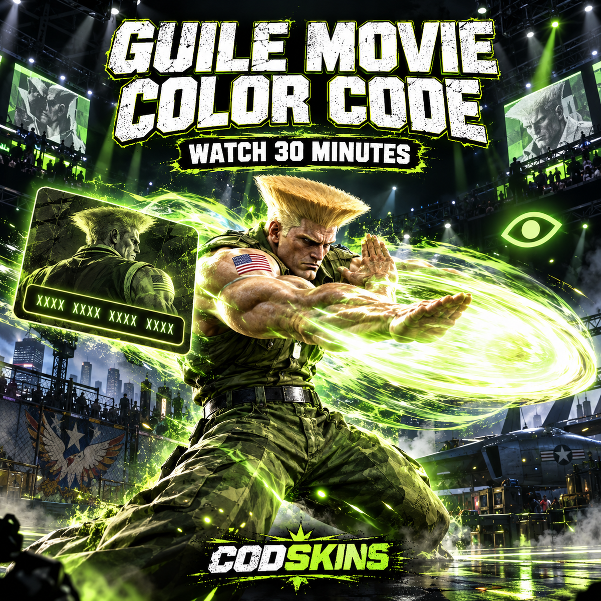 Street Fighter 6 Guile movie color code Twitch reward guide