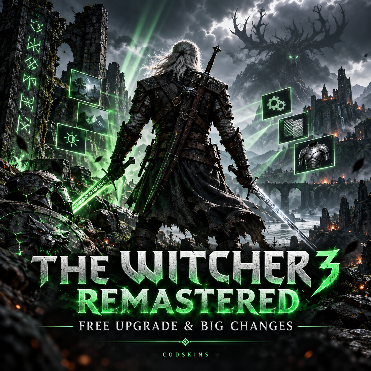 The Witcher 3 Remastered free upgrade and major changes guide - CODSKINS