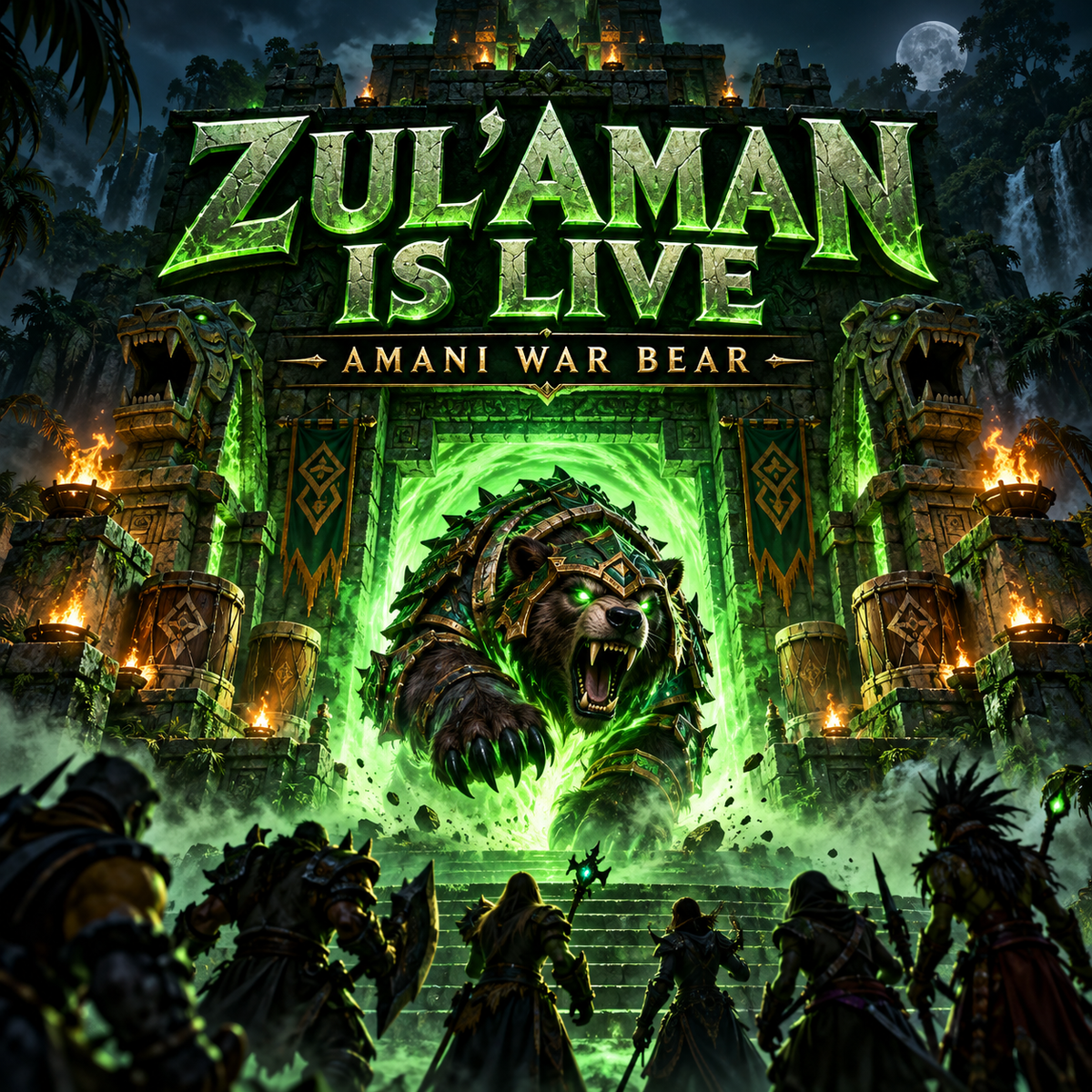 World of Warcraft Burning Crusade Classic Zul'Aman raid and Amani War Bear guide