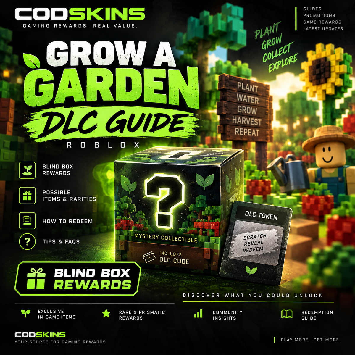 Grow a Garden DLC rewards guide at CODSKINS