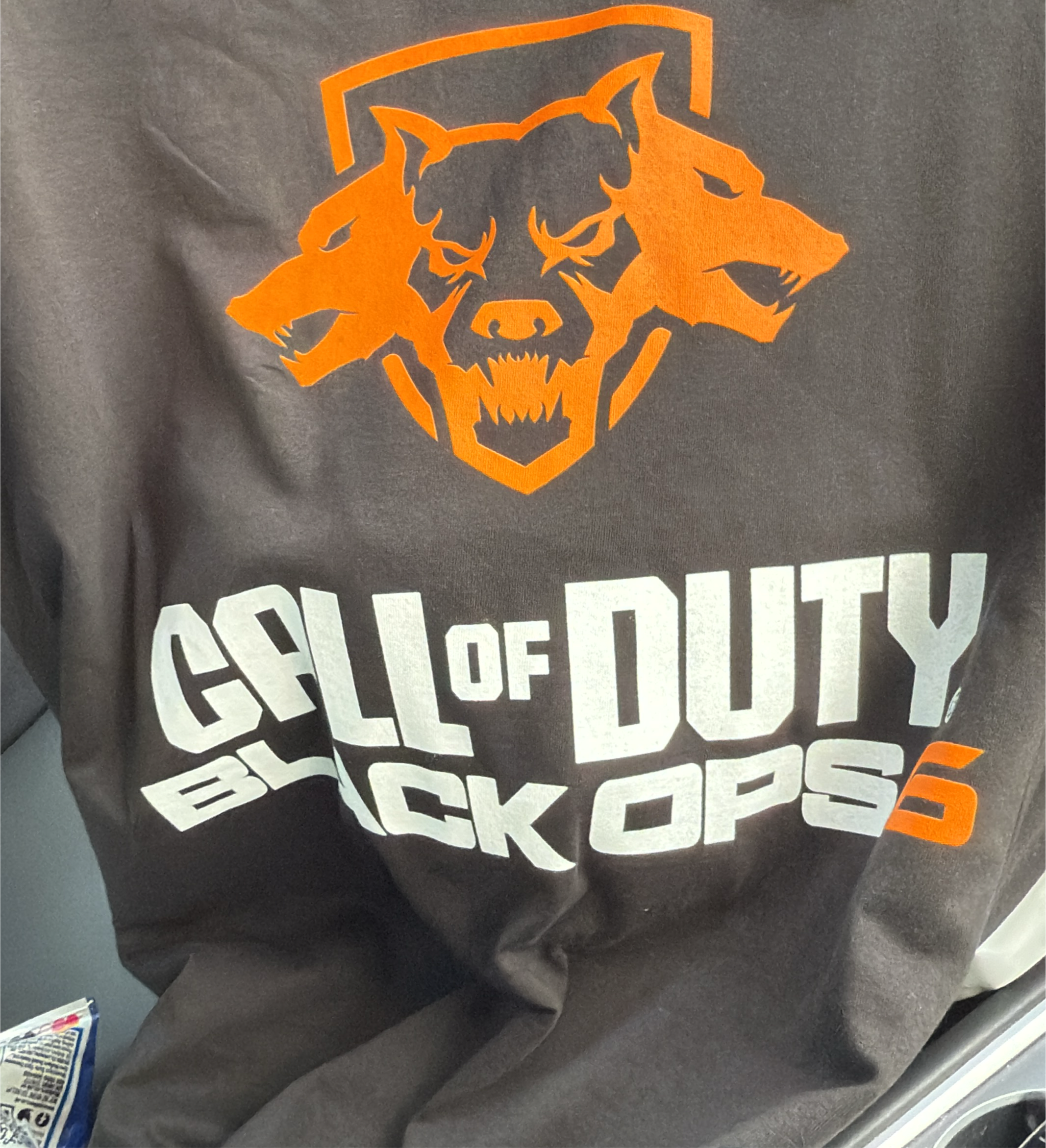 Black Call Of Duty Graphic T-Shirt ( No In-Game Content)