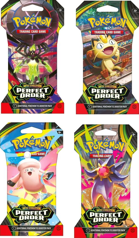 Perfect Order Sleeved Booster Pack Art Bundle [Set of 4] ME03: Perfect Order NM
