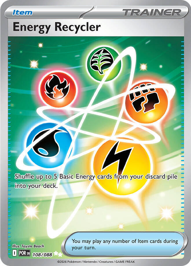 Energy Recycler 108/088 Ultra Rare ME03: Perfect Order NM