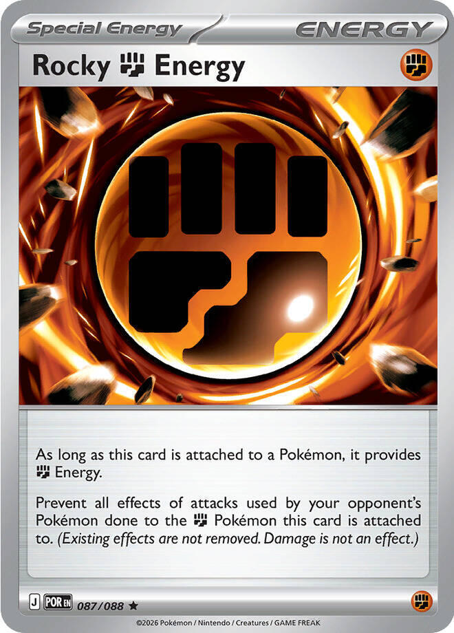 Rocky Fighting Energy 087/088 Rare ME03: Perfect Order NM
