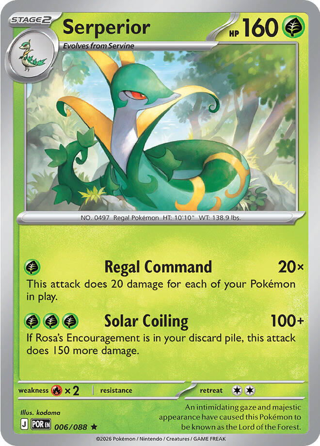 Serperior 006/088 Rare ME03: Perfect Order NM