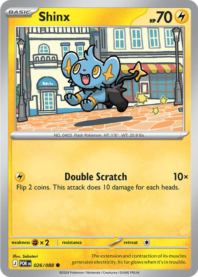 Shinx 026/088 Common ME03: Perfect Order NM