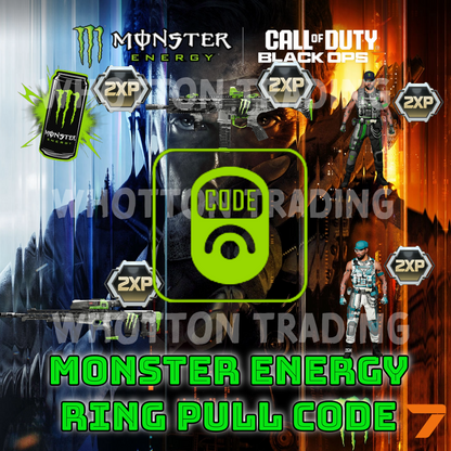 Call of Duty Black Ops 7 x Monster Energy RING PULL CODE COD SKINS