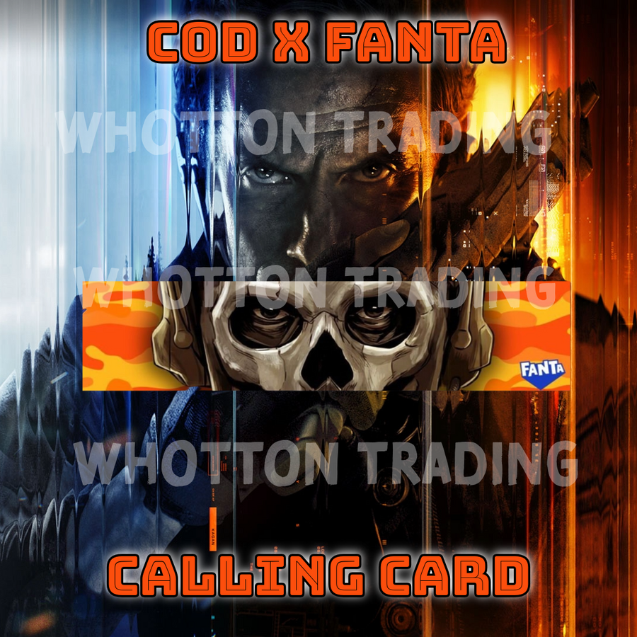 Call of Duty Warzone & Black Ops 7 – Tactical Orange Calling Card – WHOTTON TRADING
