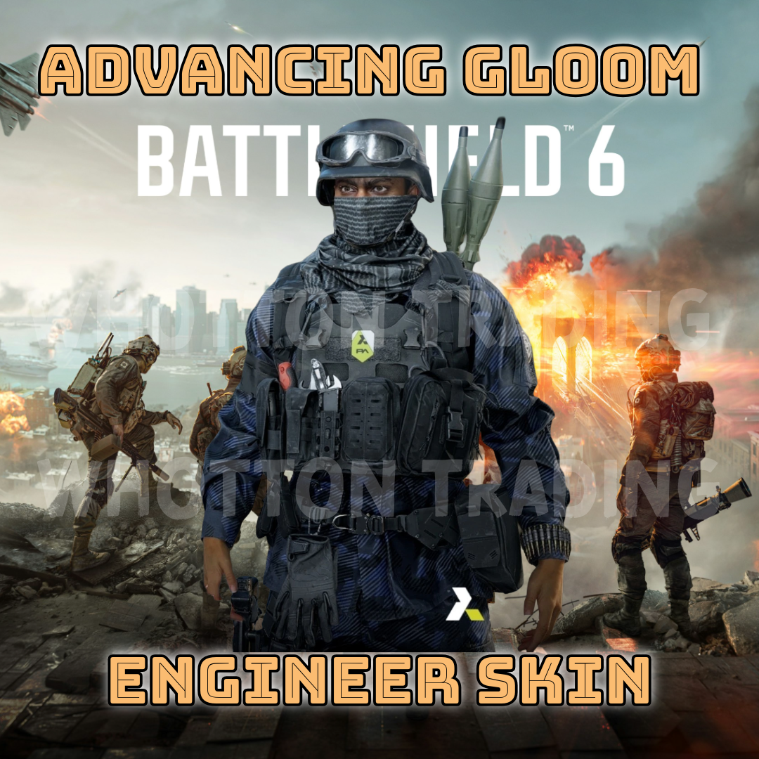 Battlefield 6 NVIDIA Exclusive Engineer Skin – Advancing Gloom Rare Cosmetic Code | Instant Delivery