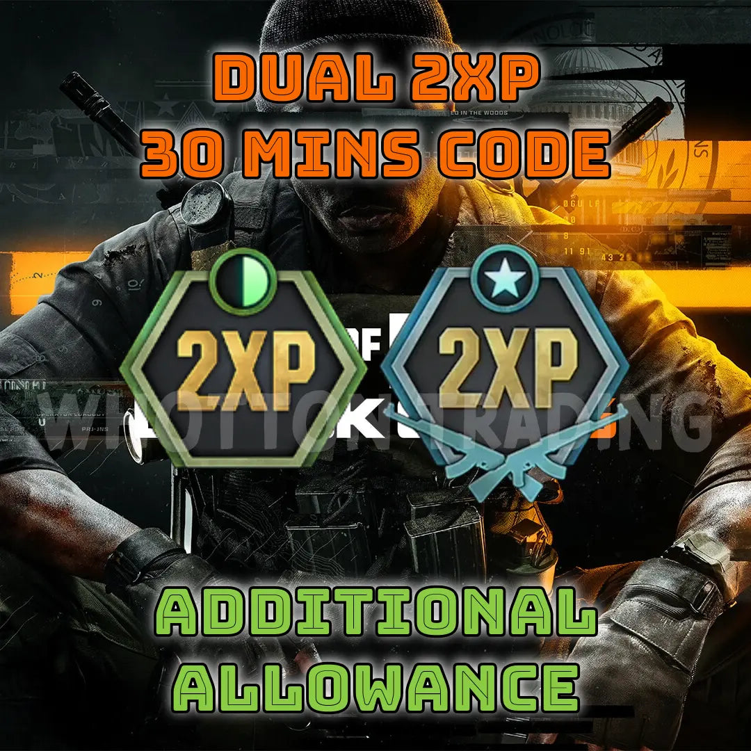 Call of Duty Black Ops 6 | Dual Rank &amp; Weapon 2XP | 30-Minute Boost Code